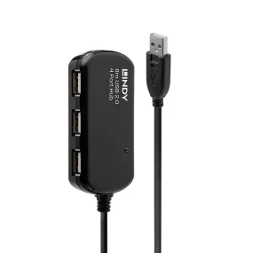 Lindy Usb 2.0 Active Extension Pro 4 Port Hub - Hub - 4 Ports