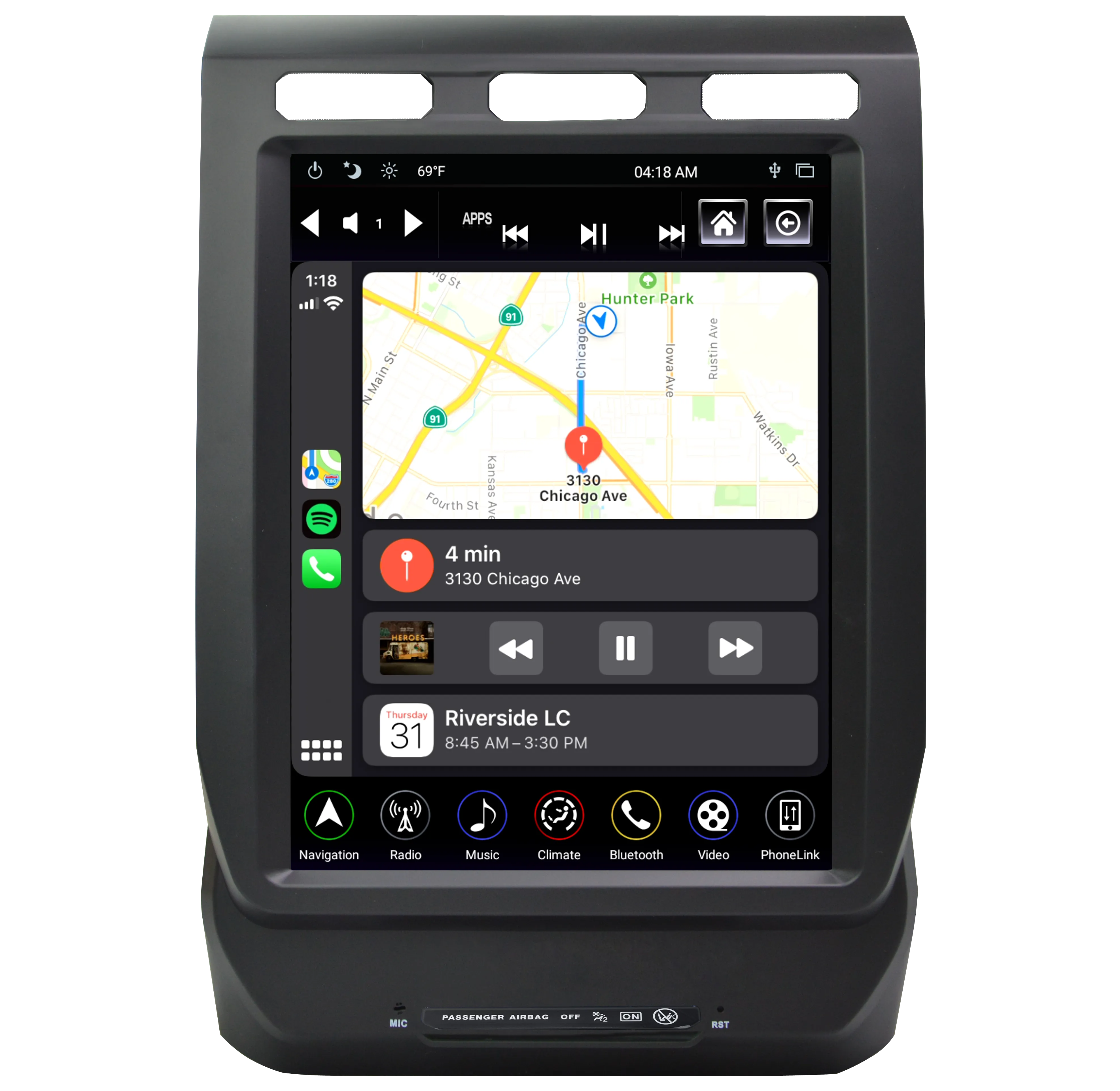 LinksWell - GEN IV - 12.1" T-Style Radio - 2015-2020 F150/Raptor, 2017-2019 Super Duty