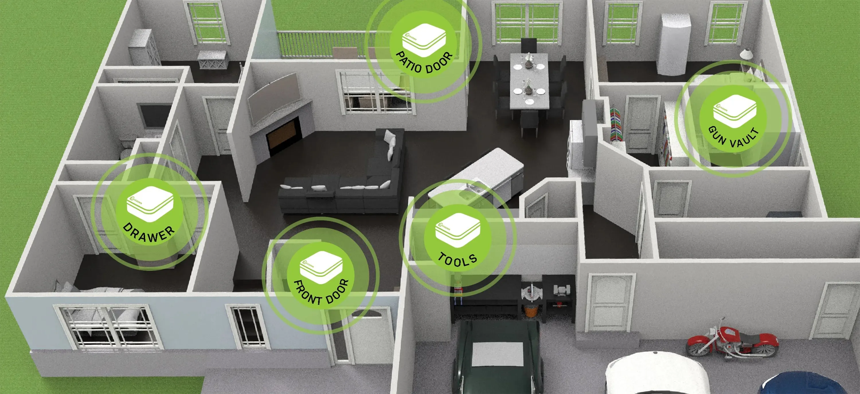 Lockdown The Puck WiFi Safe Monitor & Alarm System 1099416