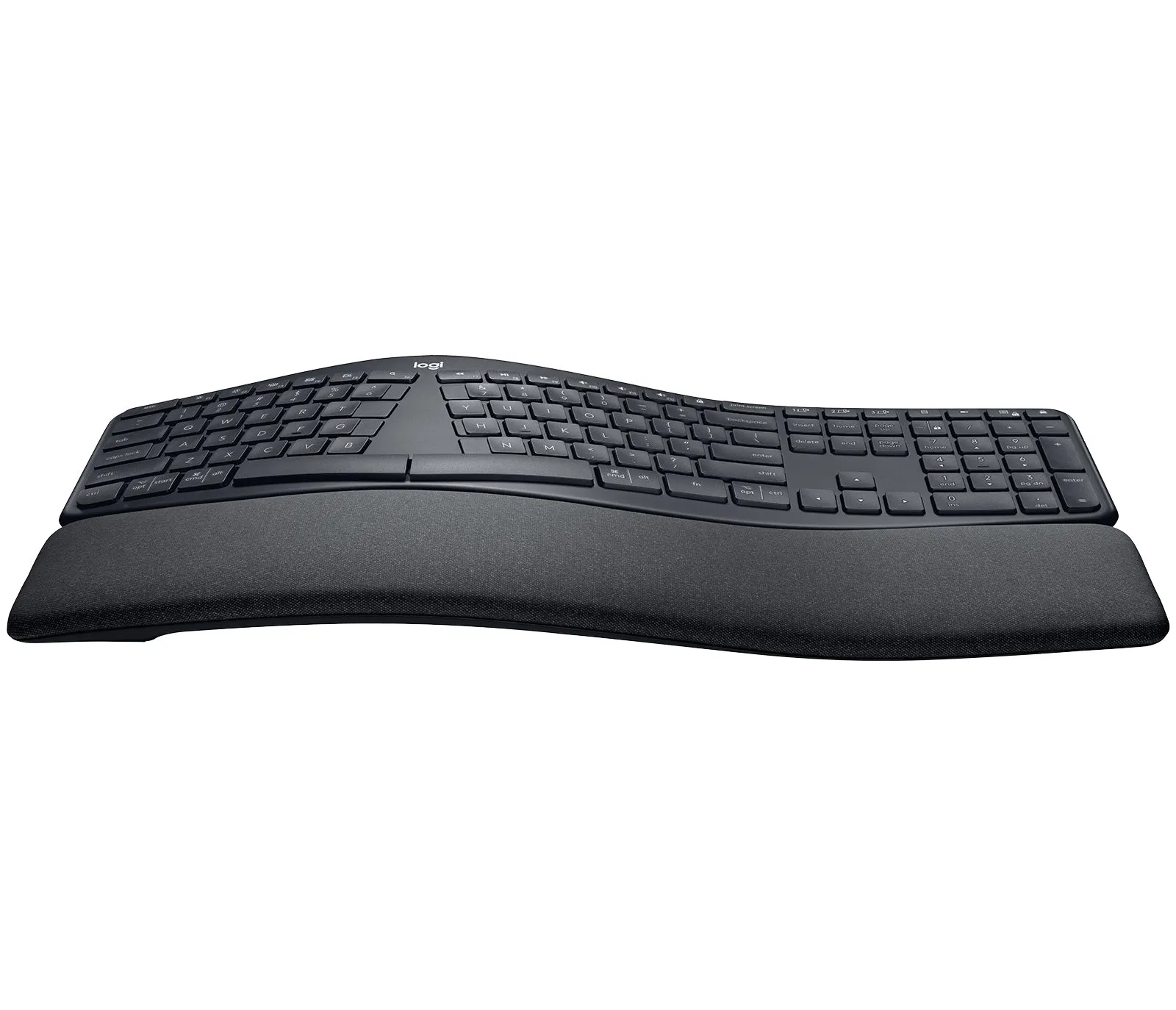 Logitech Ergo K860 - Keyboard - Wireless - 2.4 Ghz, Bluetooth 5.0 - Qwerty - Uk - Graphite