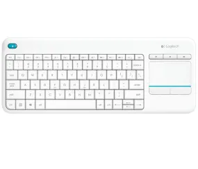 LOGITECH K400 PLUS WL TOUCH KEYBOARD WHITE