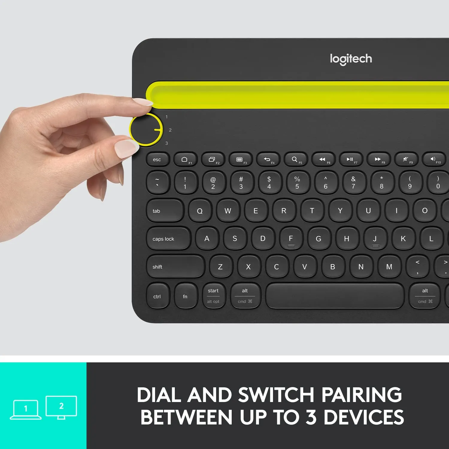 Logitech K480 Multi-Device Bluetooth Wireless Keyboard