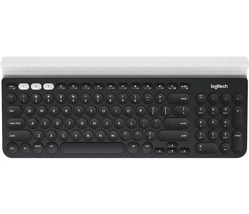 Logitech K780 Multi-Device Wireless Keyboard, Bluetooth, USB, Black - 920-008025