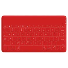 Logitech Keys-To-Go Ultra-Portable Bluetooth Keyboard for iOS, Red