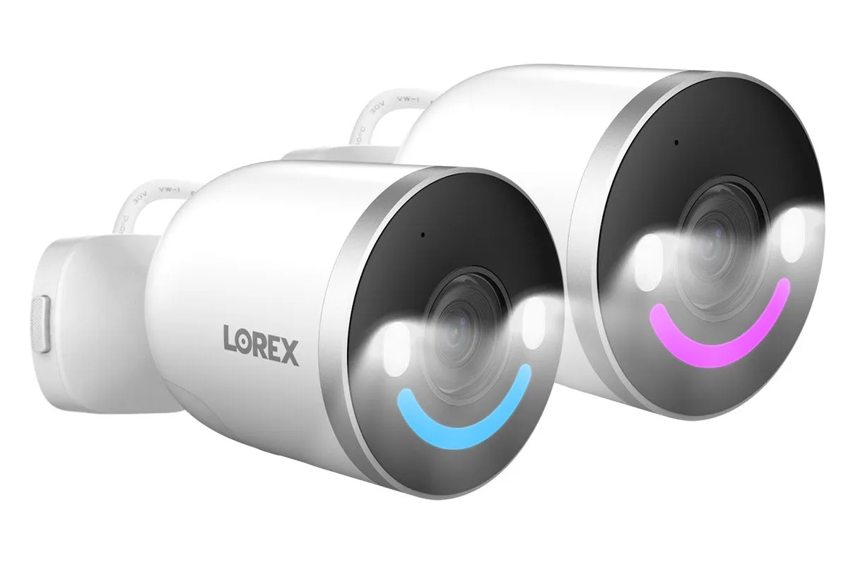 Lorex 4K Spotlight Indoor/Outdoor Wi-Fi 6 Security Camera with Smart Security Lighting (32GB, Cloud-Enabled)