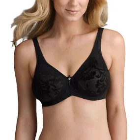 Lunaire Versailles Wireless Bra - Black & Nude