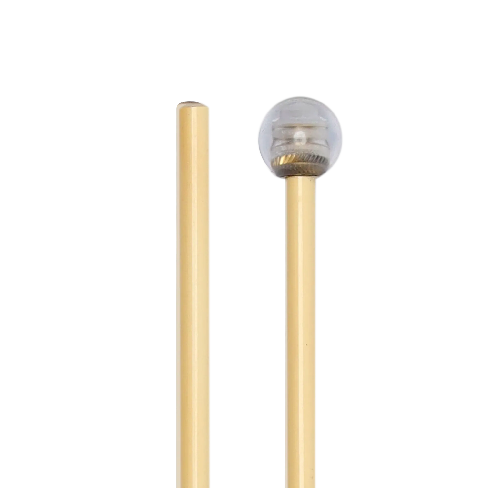 M433 - Articulate Series Keyboard Mallet - 1" Lexan w/ brass weight, Round