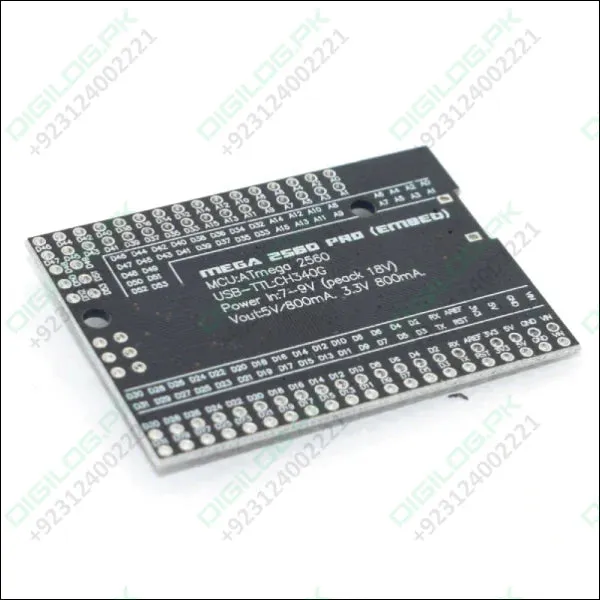 Mega 2560 Pro Mini Embed Ch340g Atmega 2560-16a With Male Pin Headers In Pakistan