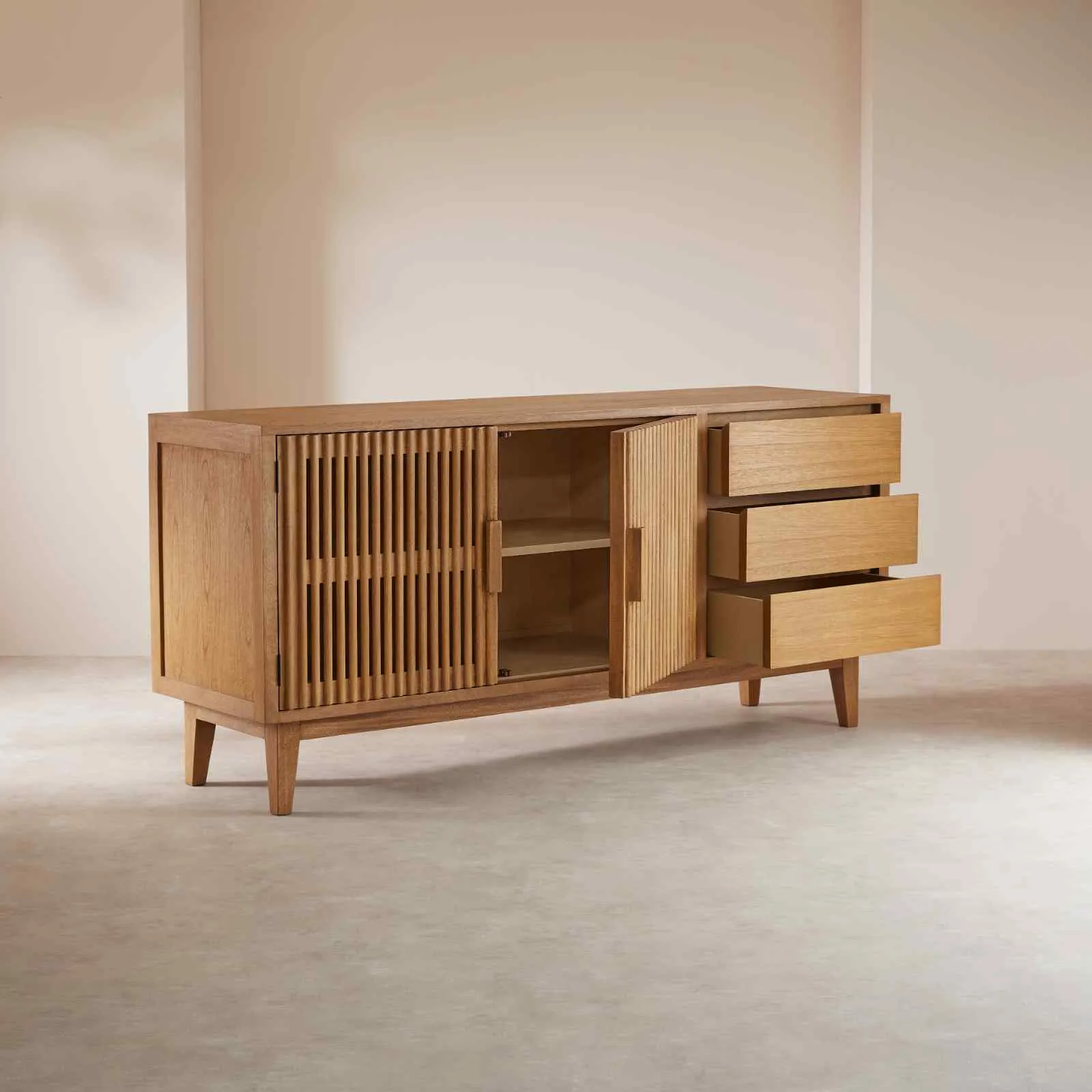 Melia Three Drawer Sideboard Cabinet