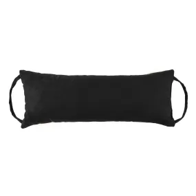 Microsuede Black Rocker Back Extender Pillow - Headrest Pillow