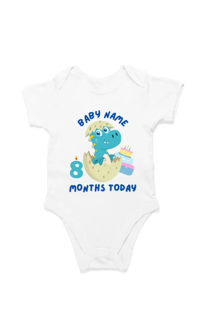 Monthly Milestone Rompers Combo For Your Little One With Your Baby Name : 30% Discount