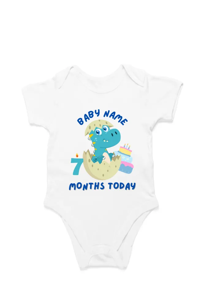 Monthly Milestone Rompers Combo For Your Little One With Your Baby Name : 30% Discount