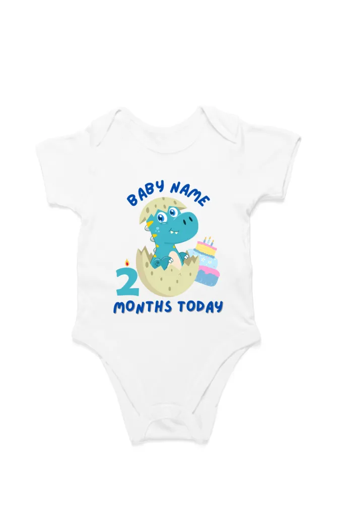 Monthly Milestone Rompers Combo For Your Little One With Your Baby Name : 30% Discount