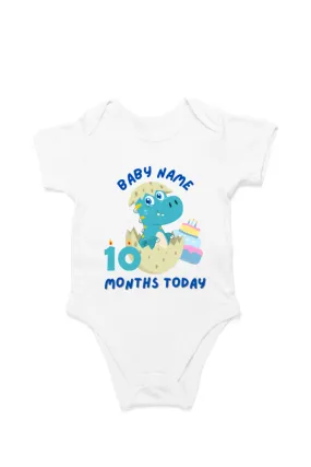 Monthly Milestone Rompers Combo For Your Little One With Your Baby Name : 30% Discount