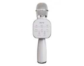 Moveteck Bluetooth Wireless Karaoke Microphone Silver TR9181-SIL