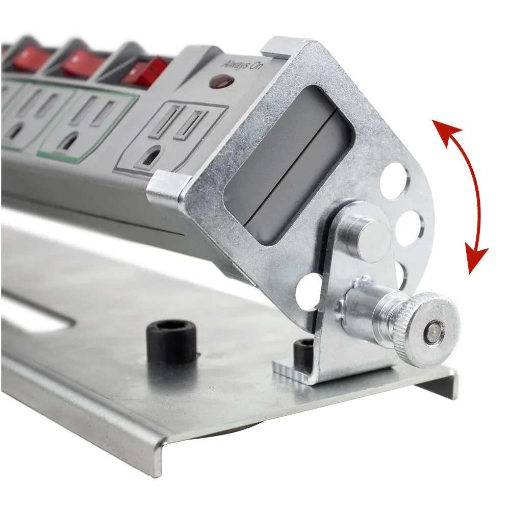 Multi-outlet Strip w/ Magnetic Mounting Plate