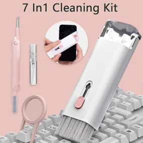 Multifunctional Bluetooth Headset Cleaning Pen Set - Ultimate Keyboard Cleaner and Keycap Puller Kit!