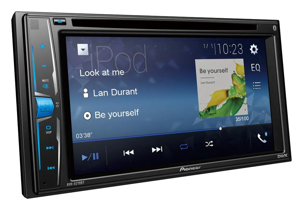 Multimedija automobiliui Pioneer AVH-A210BT, CD/DVD, AUX, USB, BLUETOOTH