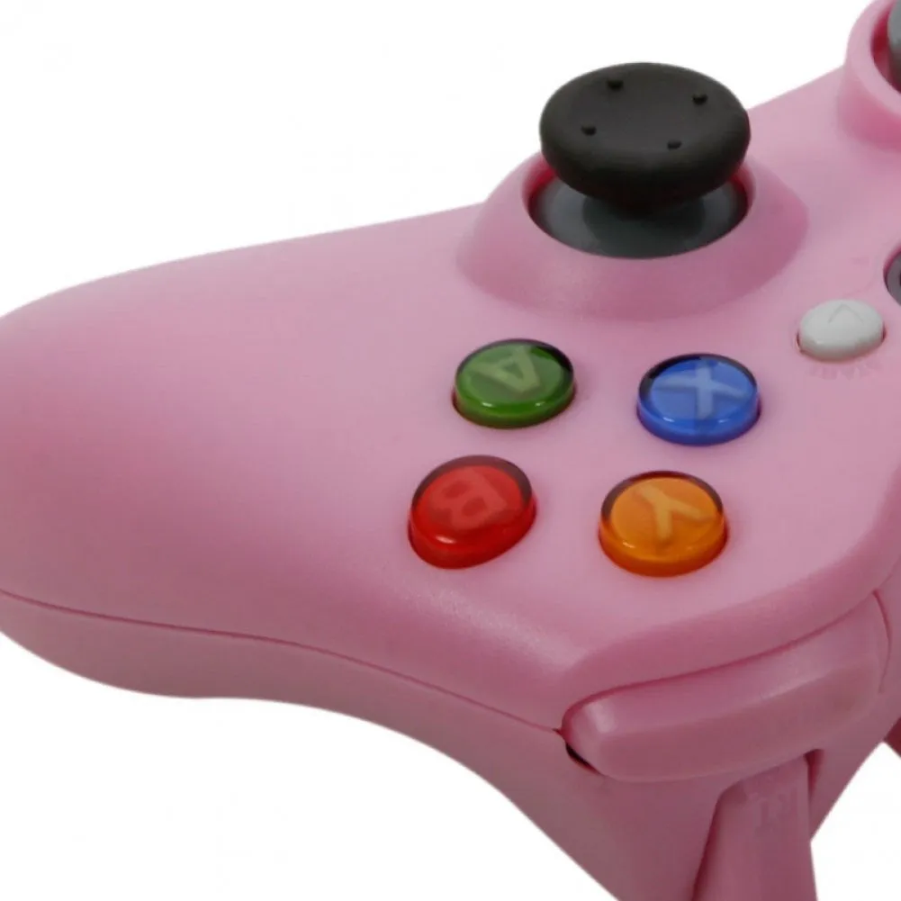 New Wireless Cordless Shock Game Joypad Controller For xBox 360 - Pink