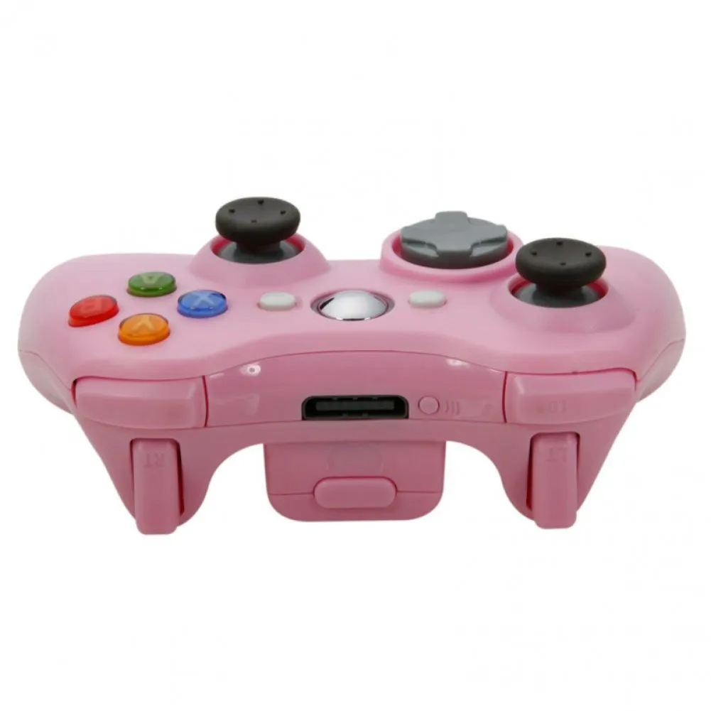 New Wireless Cordless Shock Game Joypad Controller For xBox 360 - Pink