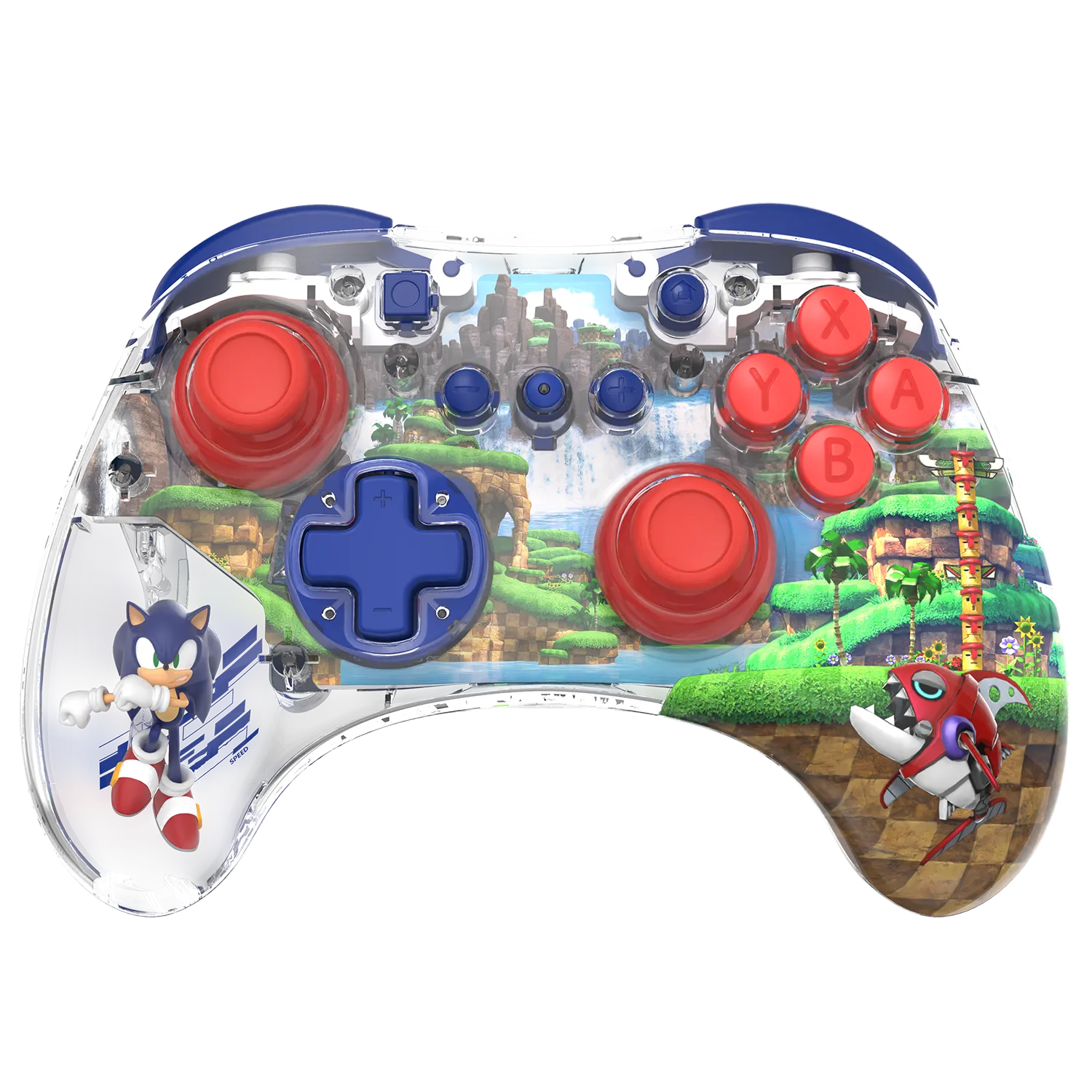 Nintendo Switch Sonic Green Hill Zone REALMz™ Wireless Controller