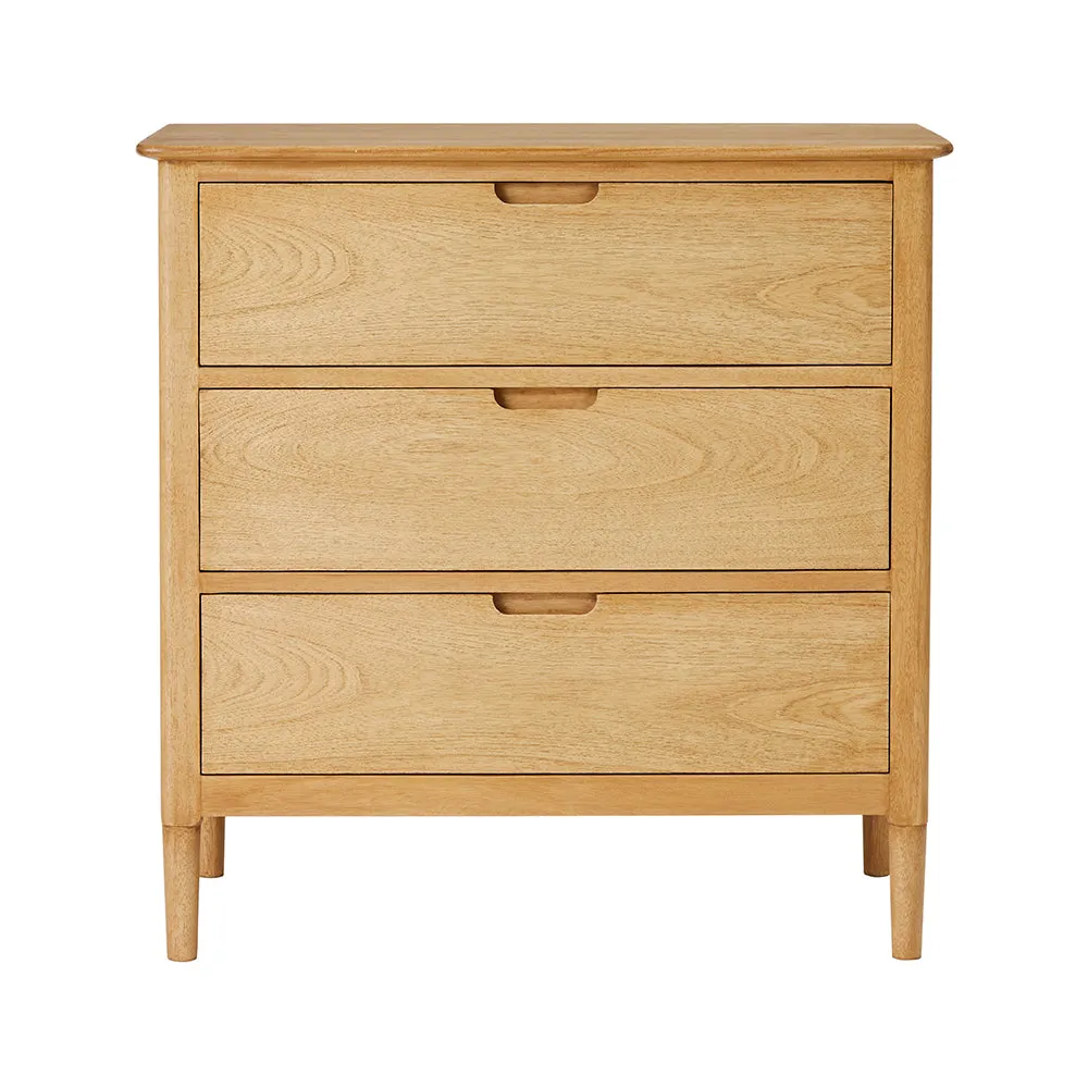 Norway Oak Chest of 3 Drawers