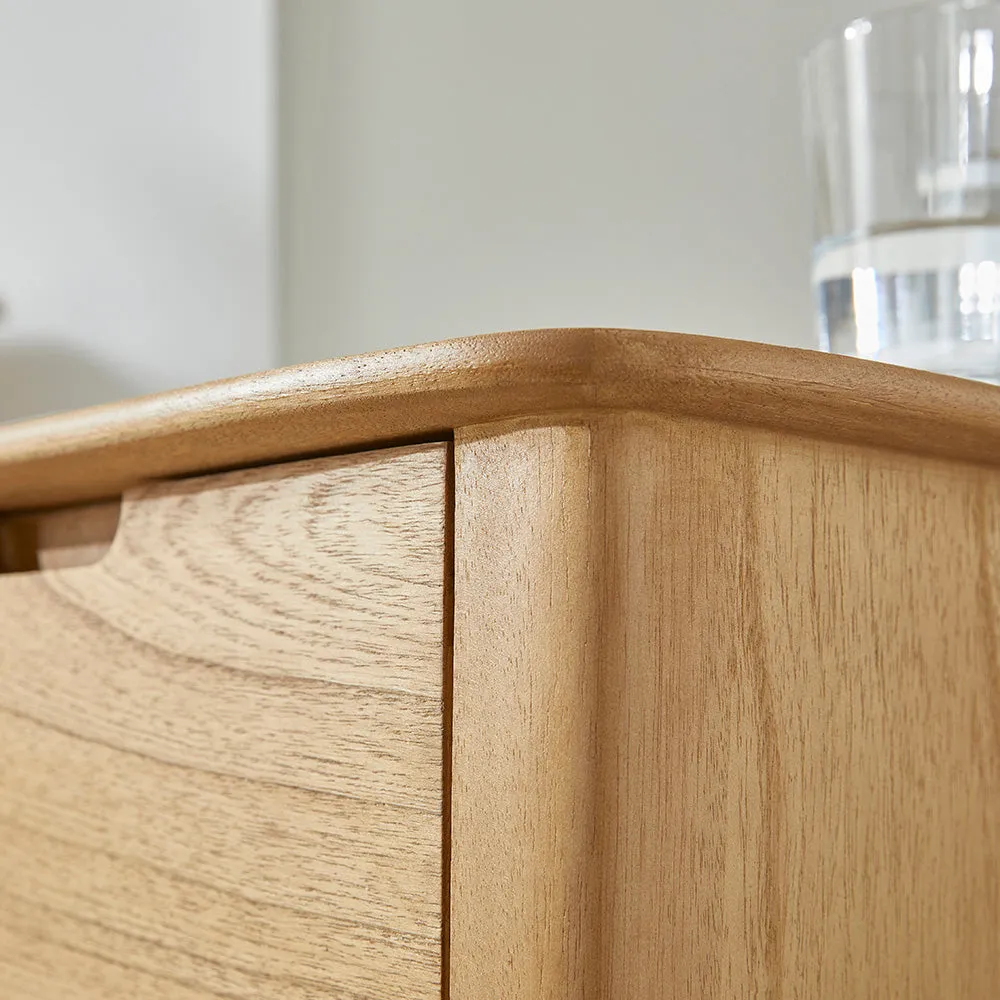 Norway Oak Wooden Bedside Table