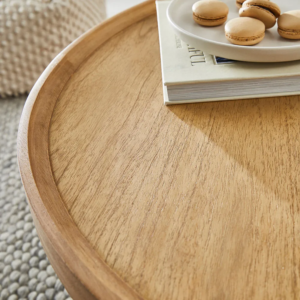 Norway Round Oak Coffee Table