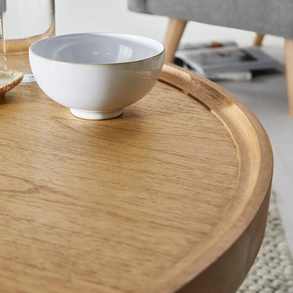 Norway Round Oak Coffee Table