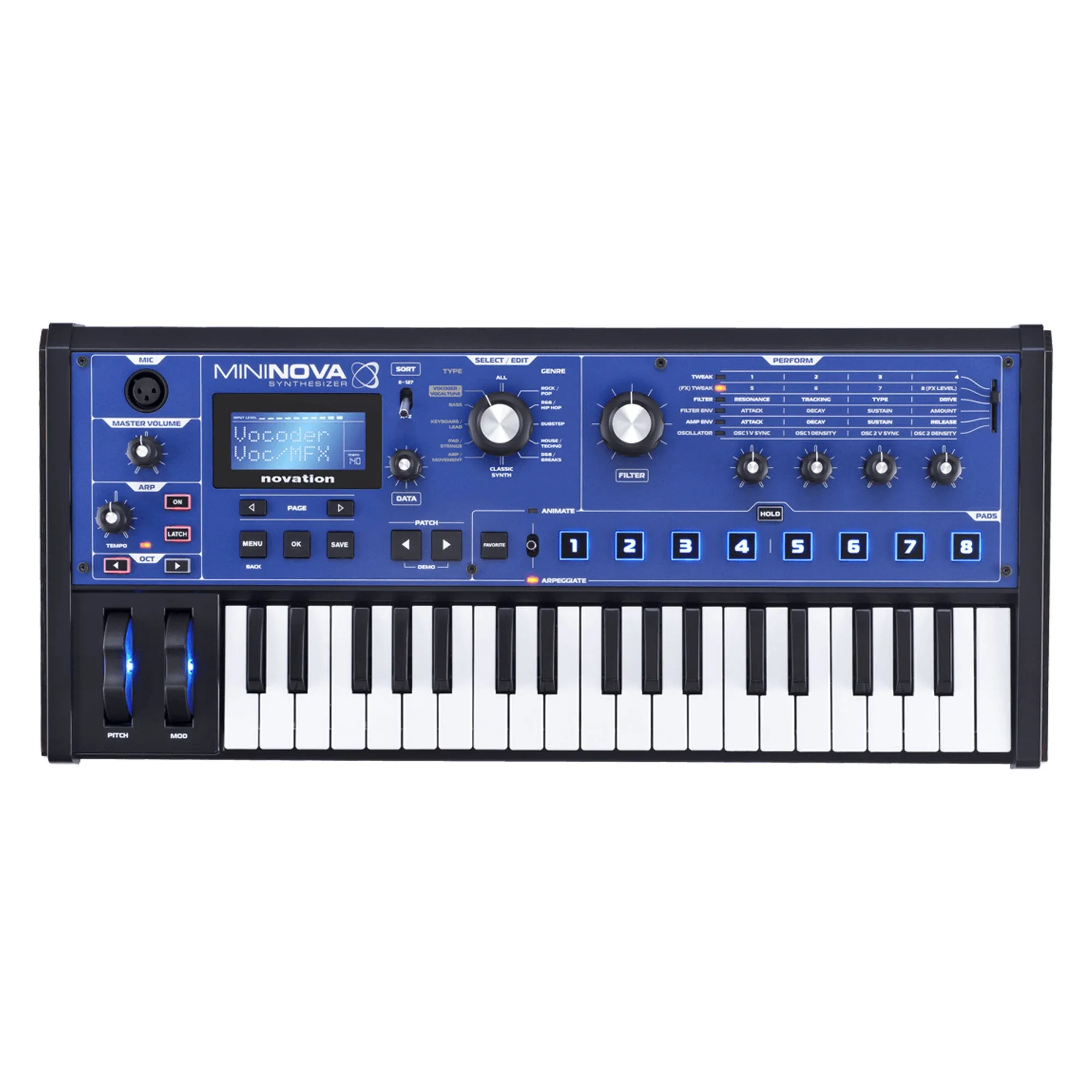 Novation MiniNova Synthesiser