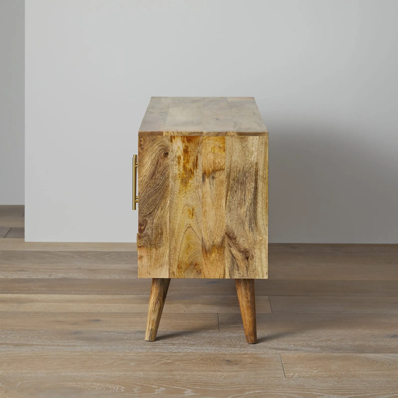 Oak Finished Sideboard with 3 Drawers