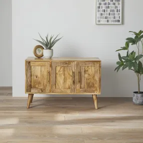 Oak Finished Sideboard with 3 Drawers