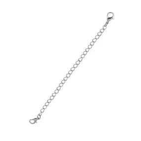 Obsession Necklace Extender Encased in 18k White Gold - 100mm