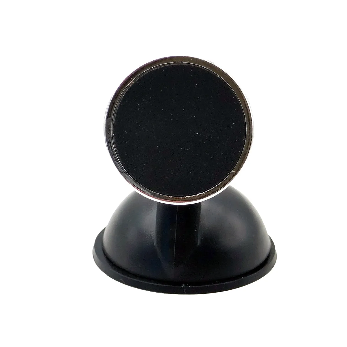 On Board Round Magnet Mobile Holder - Black Chrome A00332