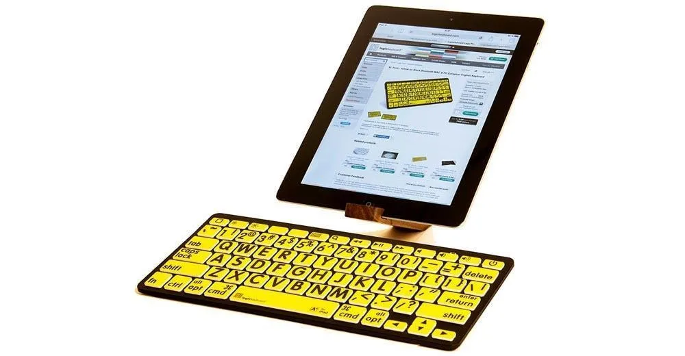 PC Large Print Mini-Bluetooth Keyboard