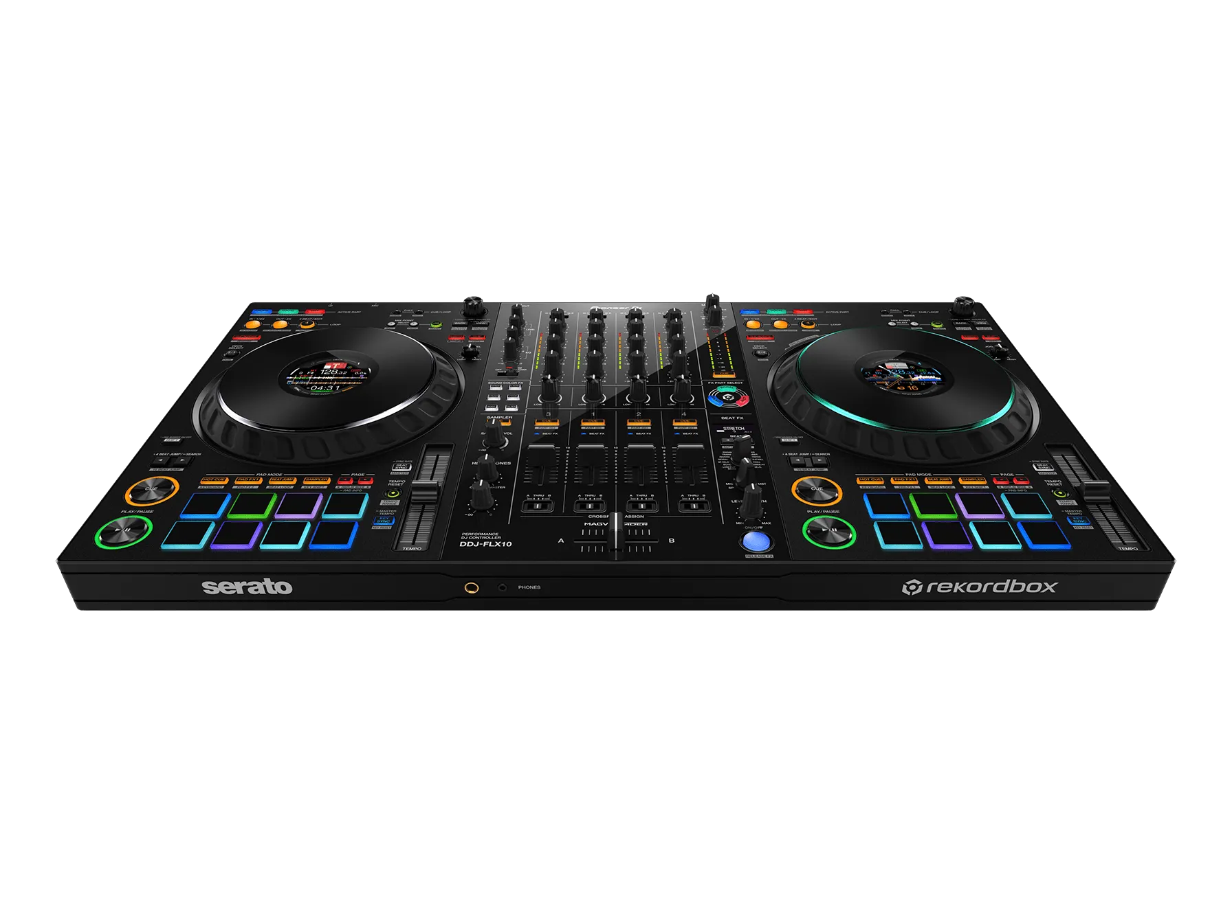 Pioneer DDJ-FLX10 4-channel DJ performance controller for multiple DJ applications (Black)