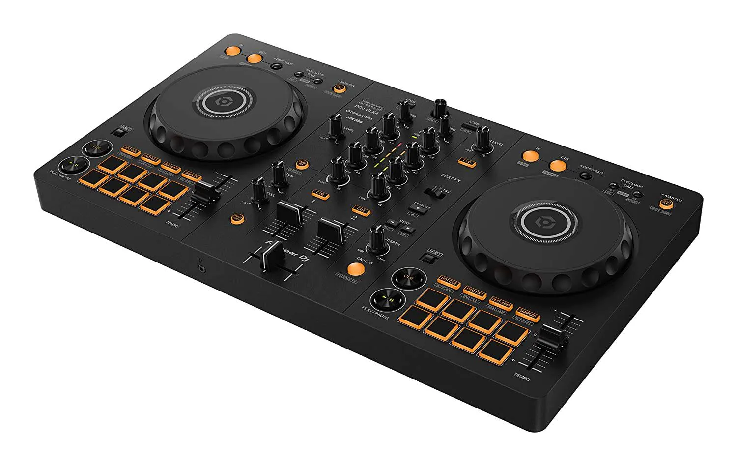 Pioneer DDJ-FLX4 2-channel DJ controller for multiple DJ applications (Black)