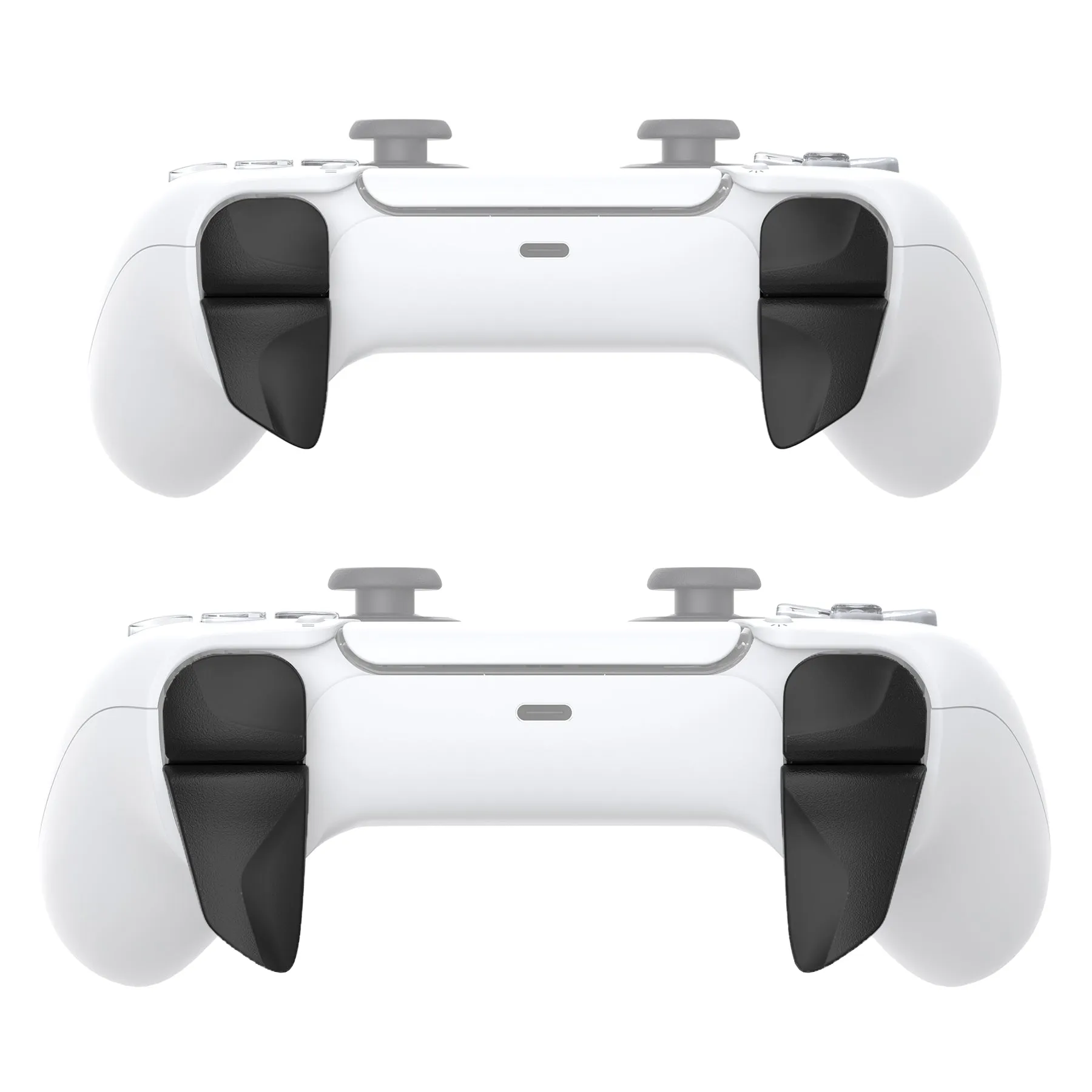 PlayVital BLADE 2 Pairs Shoulder Buttons Extension Triggers for ps5 Controller, Game Improvement Adjusters for PS Portal Remote Player, Bumper Trigger Extenders for ps5 Edge Controller - Black - PFPJ039