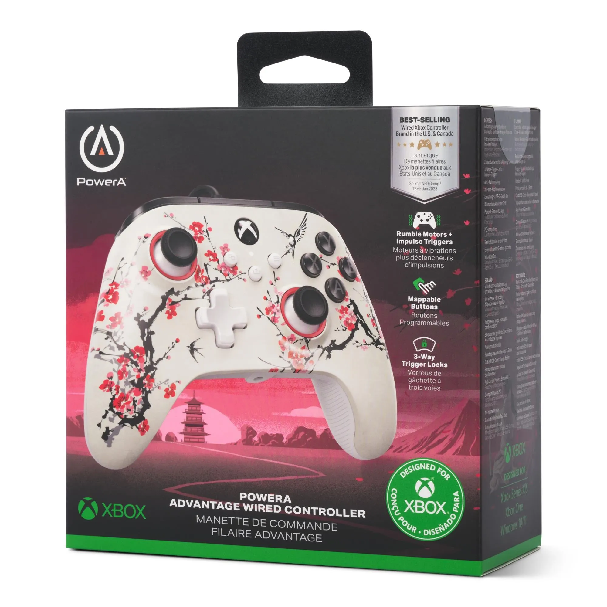 PowerA Advantage Wired Controller for Xbox Series X|S (Warrior's Nirvana)