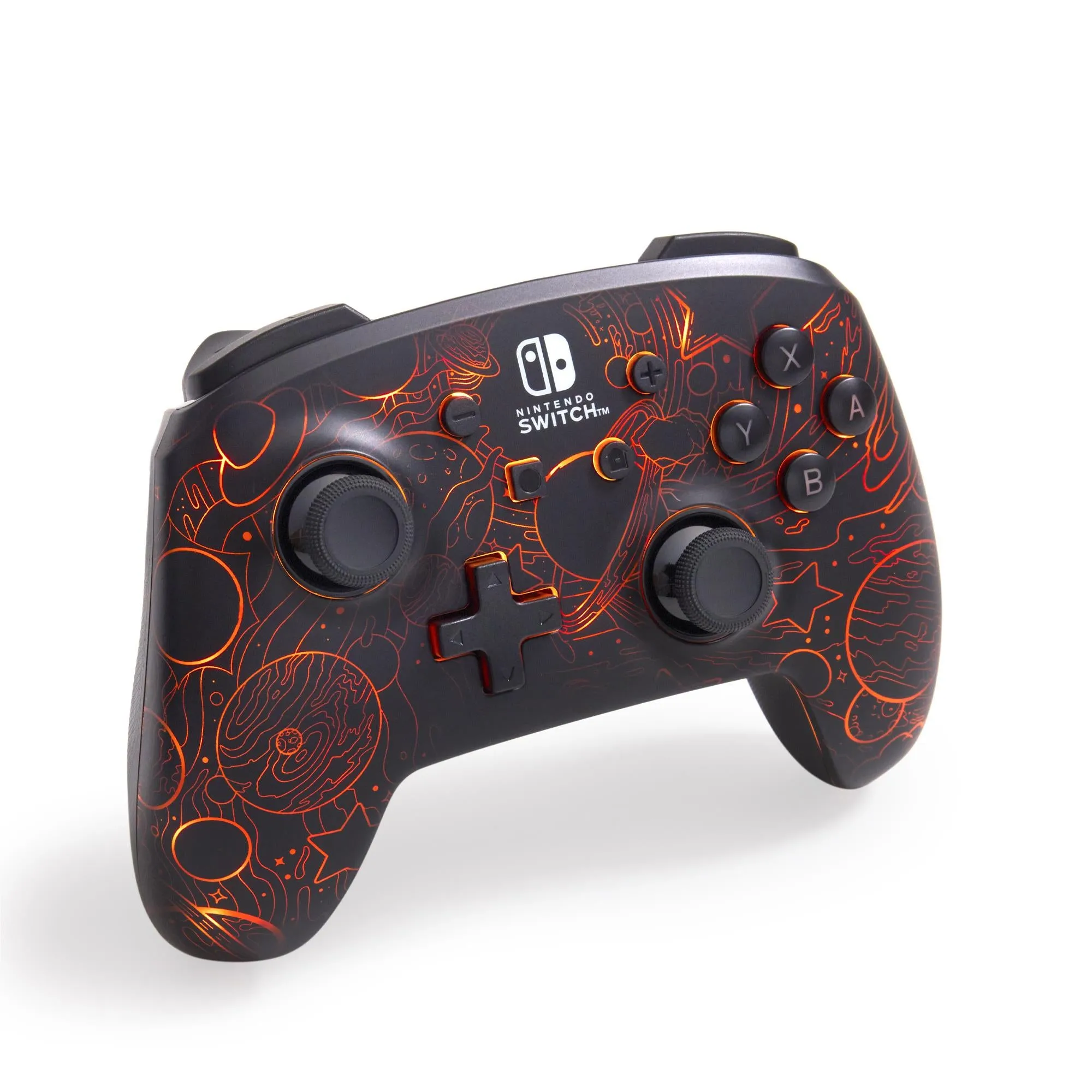 PowerA Etched Lumectra Enhanced Wireless Controller for Nintendo Switch (Galactic Vortex)