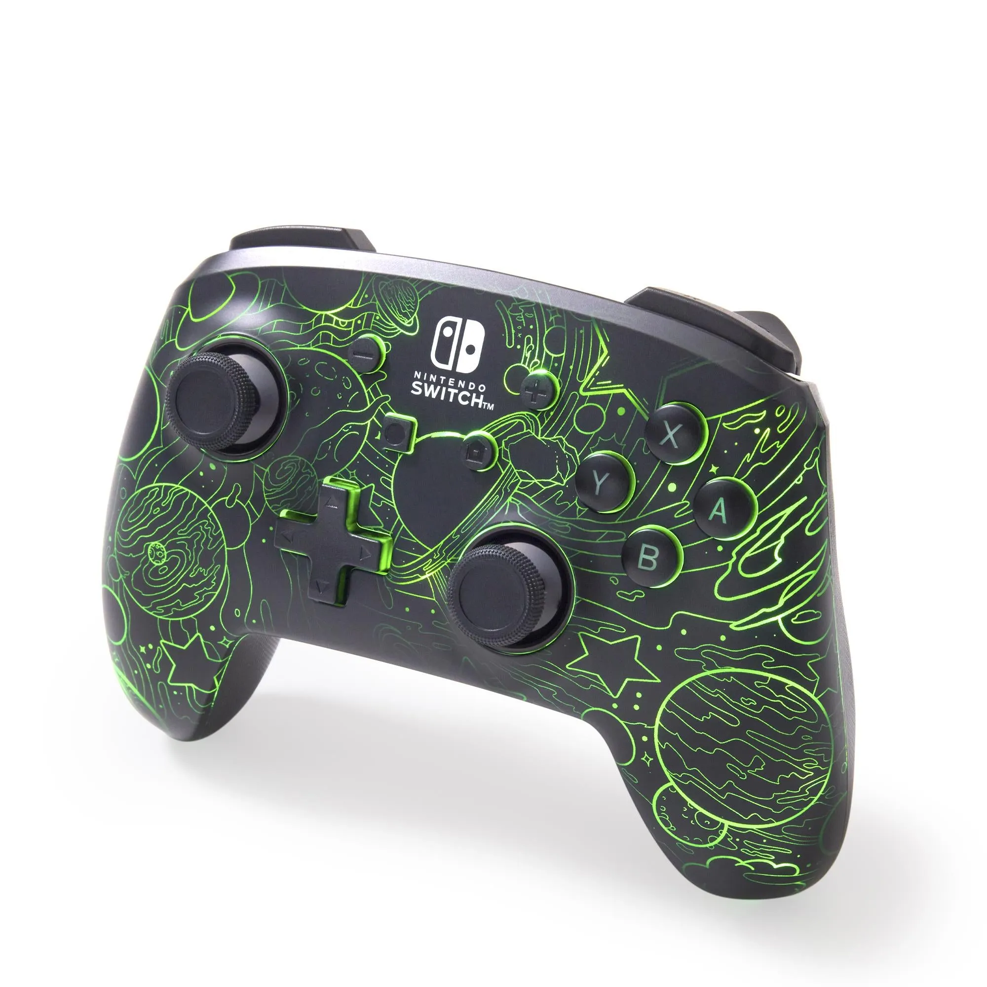 PowerA Etched Lumectra Enhanced Wireless Controller for Nintendo Switch (Galactic Vortex)