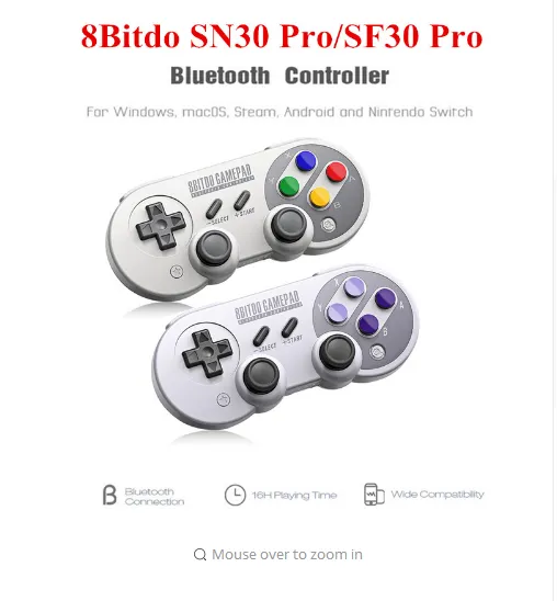 Pro Wireless Bluetooth Game Controller with Joystick