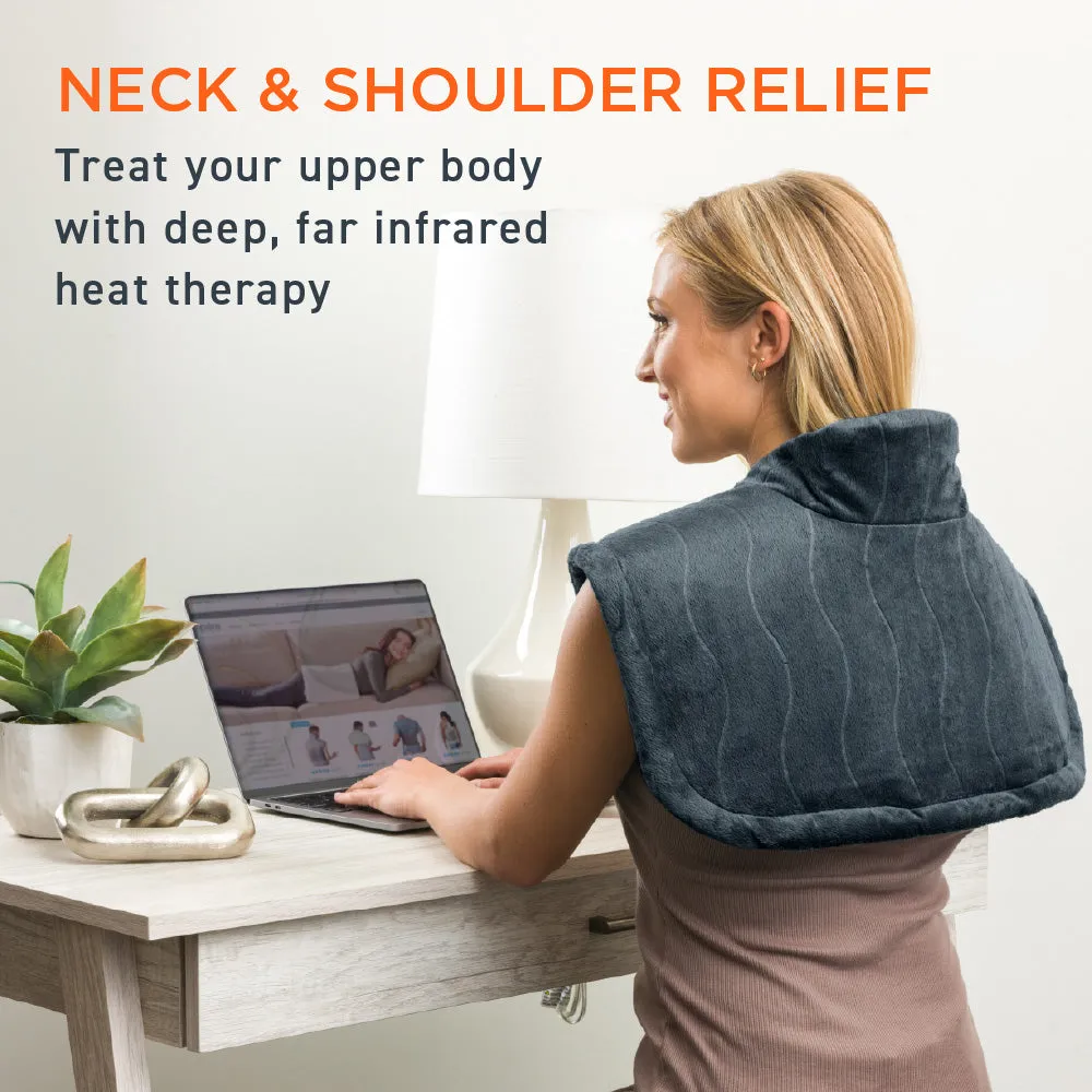 PureRelief Pro Far Infrared Neck & Shoulder Heating Pad