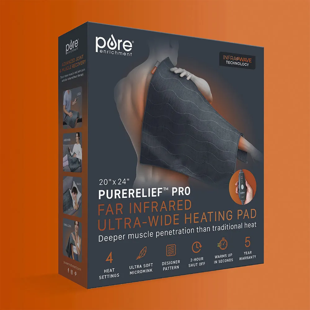 PureRelief Pro Far Infrared Ultra-Wide Heating Pad