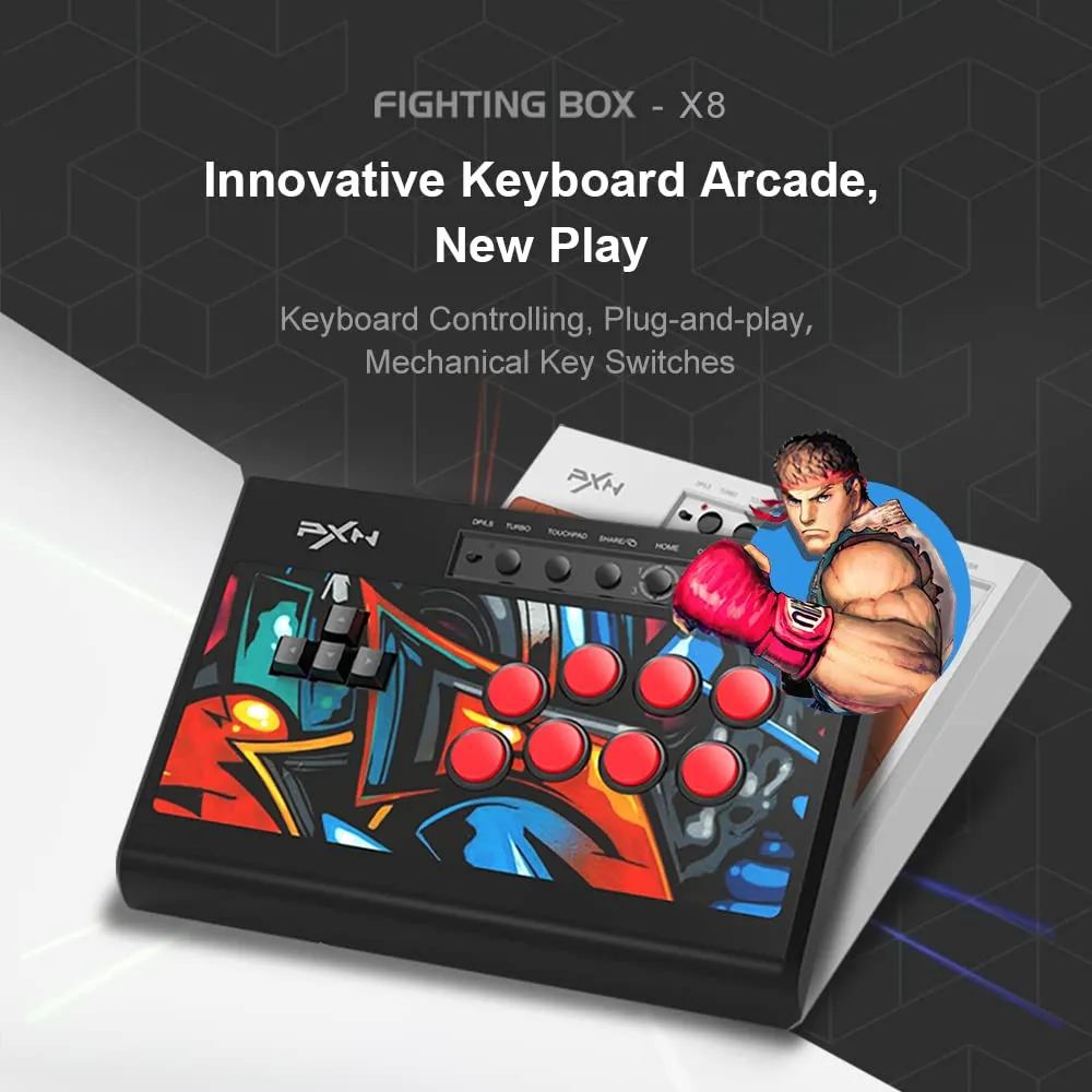 PXN X8 Keyboard Arcade Joystick