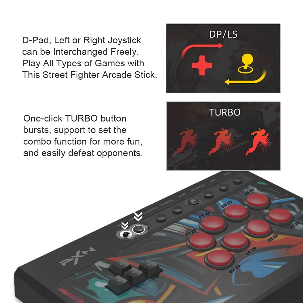 PXN X8 Keyboard Arcade Joystick