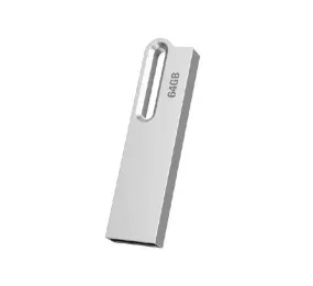 REMAX RX-815 USB Flash Drive (USB 2.0), Silver, Fast Data Transfer with 21.3MB/s Read and 7.25MB/s Write Speeds