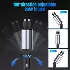 Retractable Car Charger,4 in 1 Car Phone Fast Charger 2 USB Ports for Iphone UK