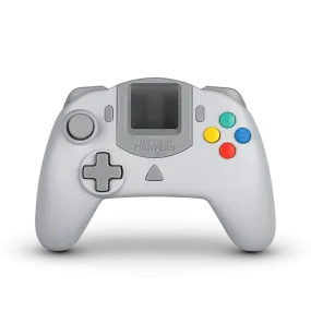 Retro Fighters' StrikerDC: Sleek Grey Wired Controller for Dreamcast