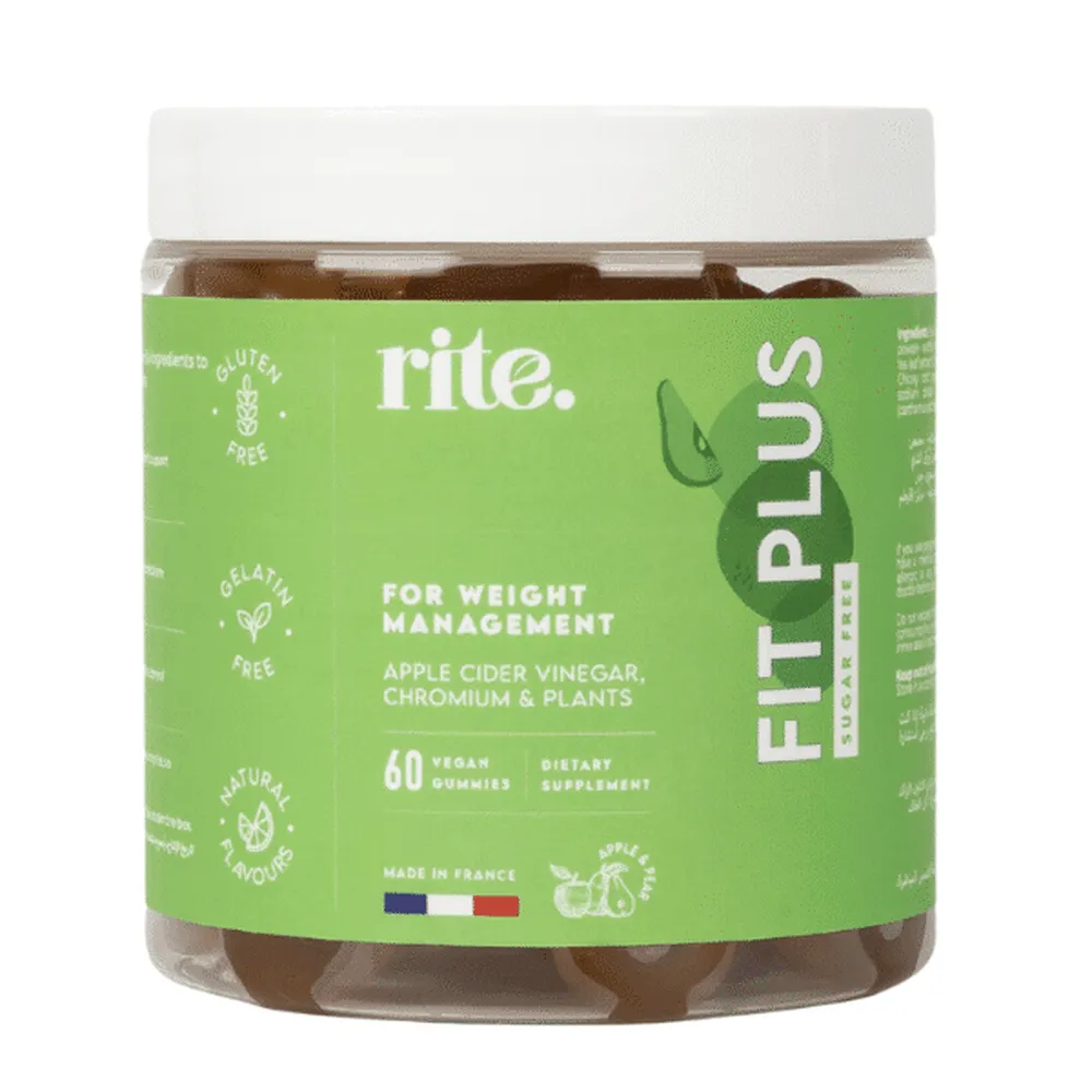 Rite Fit Plus Sugar Free Vegan Gummies